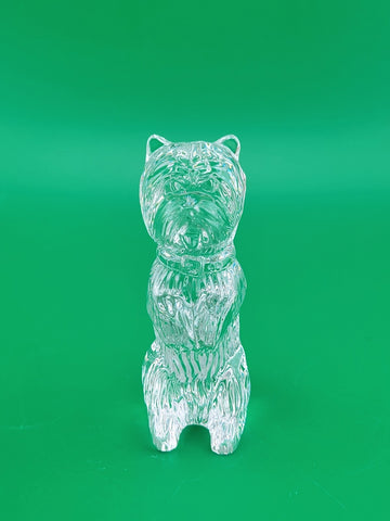 Vintage Collectible Waterford Crystal Scottish Terrier Dog Figurine 3.5". Read.
