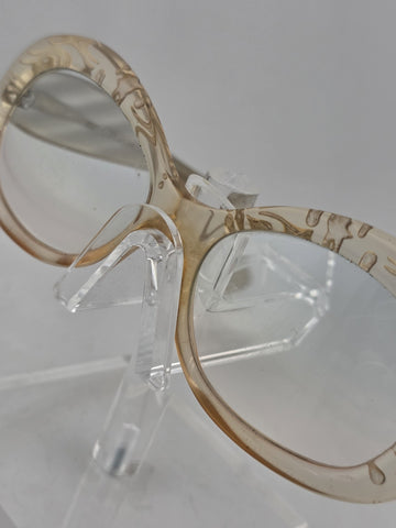 Vintage Jean Lafont Paris “Pacifique” Oval Light Shade glasses 42 France.