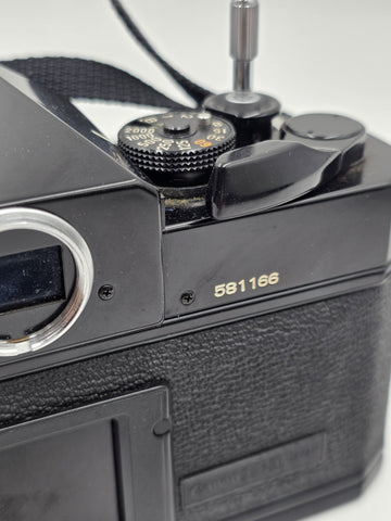 Private: Vtg Canon F-1 35mm Film Camera Kit w/ FD 50mm f/1.4 S.S.C. & 90–230mm