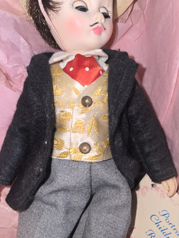 Rare Vintage Madame Alexander Doll-Rhett-1380-12"-1980's-vinyl-with box-USA