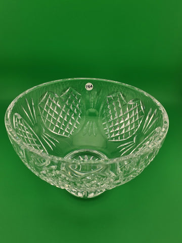 Waterford Crystal Wedding Heirloom 8" Footed Bowl - New  no box-Made in Ireland