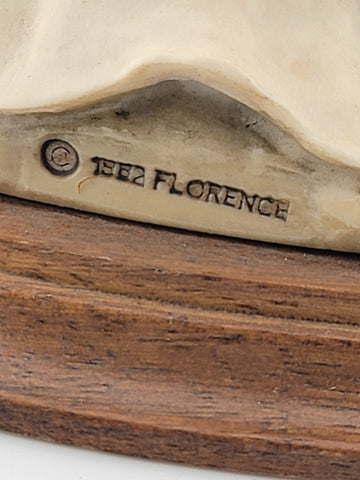 G. ARMANI Wedding Statue Figurine 8.25"  BRIDE & GROOM FLORENCE Italy 1982 VTG