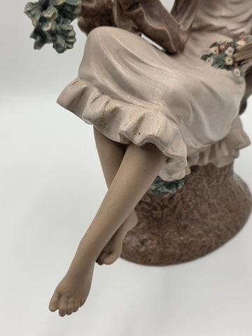 Rare Retired XL 1970's Lladró Day Dream Flora (#01012062). Stamped. VG Condition