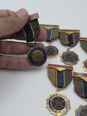 Vintage American Legion Officer Medals National Executive Vice Commander Lot