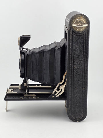 Antique Kodak No.2 Folding Cartridge Hawk-Eye Camera w/ Manual Vintage 120 Film