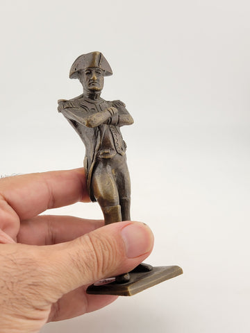 Antique Napoleon I Bonaparte Emperor 19th century bronze sculpture 5.5 Inch