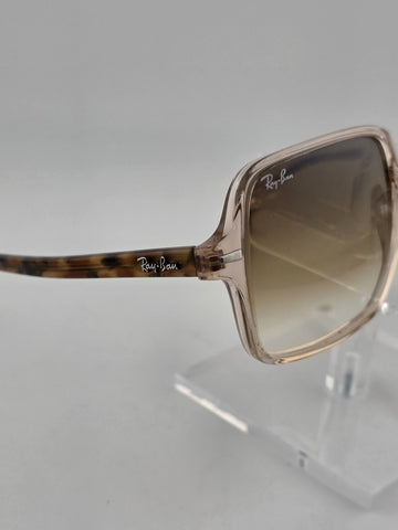 Vtg RAY-BAN RB 1973 1281/51 CLEAR PINK GRADIENT AUTHENTIC FRAME SUNGLASSES 53-20