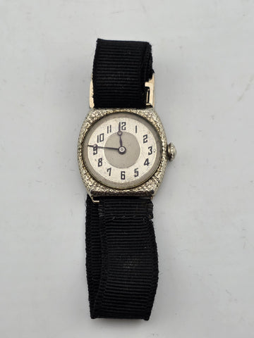 Rare Antique C 1915 E. Blancpain Swiss Manual 15j Watch. Engraved Case.  Working