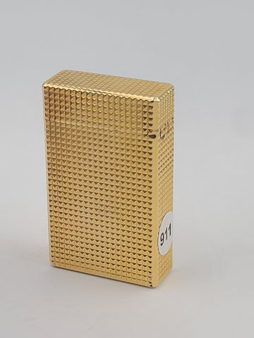 Vintage Collectible Authentic St Dupont 20 Micron Gold Plated Ligne 1 Lighter.