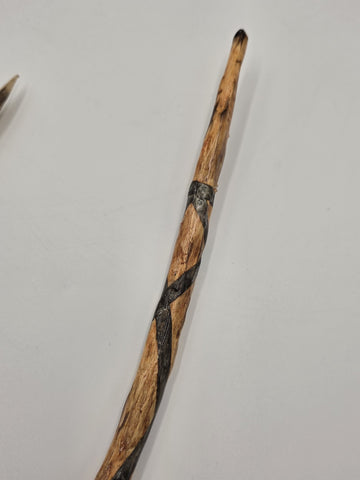 Set Of 2 Rare One Of A Kind Handmade Wooden Magic Wand Fantasy Staff Cosplay.