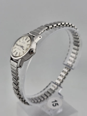 Vintage Girard Perregaux Gyromatic Silver Plated Ladies Watch. Excellent Cond.