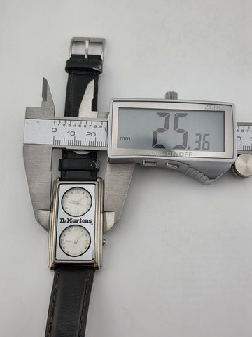 Vintage Rare Dr. Martens Dual Dial Watch Rectangular Japan Quartz V-149 Y2K Work