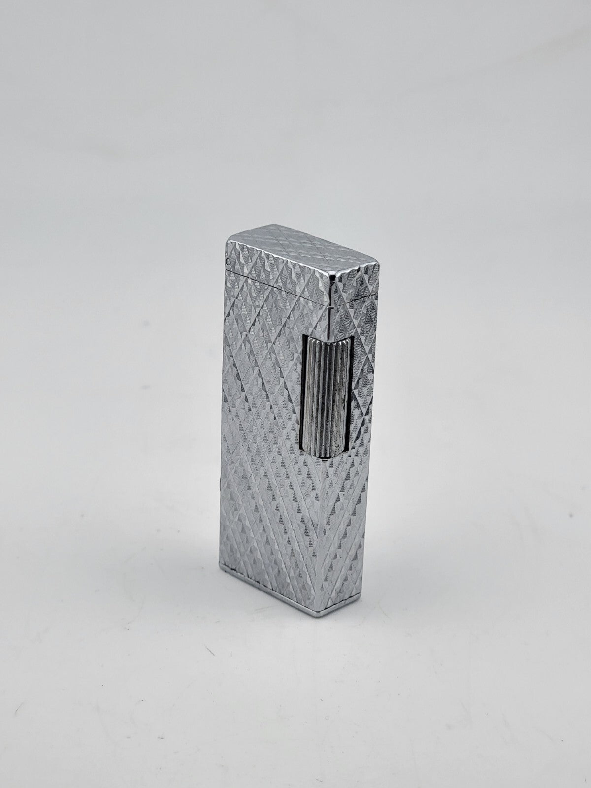 Rare OOK Kreisler KS1 Lighter Silver Toned Diamond Pattern. Japan. Untested.