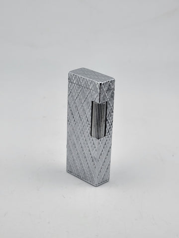 Rare OOK Kreisler KS1 Lighter Silver Toned Diamond Pattern. Japan. Untested.