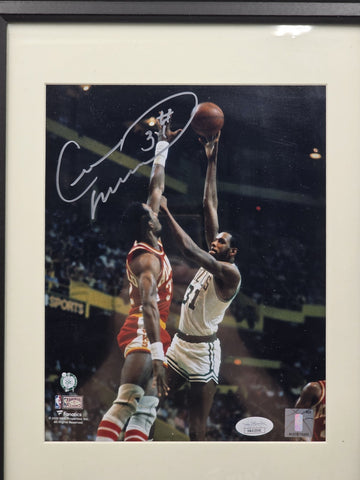 Cedric Maxwell Signed 8x10 Photo Framed Auto JSA Witnessed Celtics #31 NBA