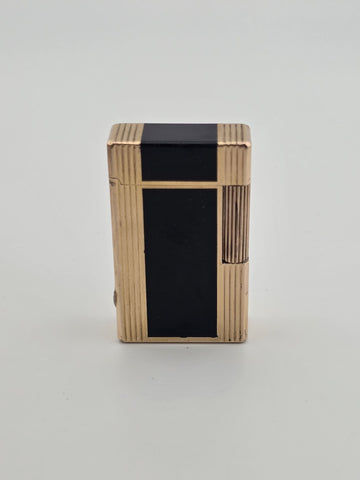 Vintage Authentic St Dupont Laque De Chine France Gold Plated Ligne 1 Lighter