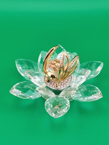 Vintage Swarovski Crystal "In Flight" Series - Bee Gold 7553NR100 (Retired) EUC