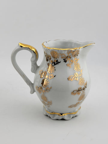 Antique Bavaria Germany Sevres Tea or Coffee Set. Guilded Hand Painted 24k Gold
