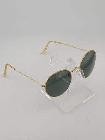 Rare 1980s 52/21mm VINTAGE B&L RAY BAN USA ROUND AVIATOR SUNGLASSES