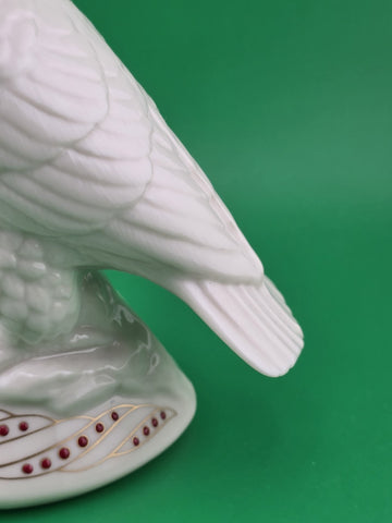 Lenox China Jewels Figurines - Eagle w/American Flag, 1994, 6" Tall, Made in USA