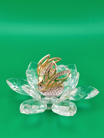 Vintage Swarovski Crystal "In Flight" Series - Bee Gold 7553NR100 (Retired) EUC