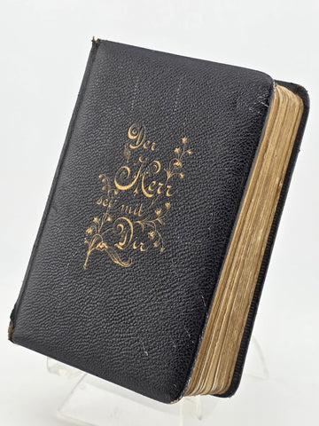 Rare 1900 German Evangelical Hymn Book Gesangbuch Rheinland Westfalen Leather