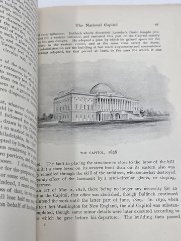 THE NATIONAL CAPITAL Architecture Art & History George Hazelton 1897 1st Edit