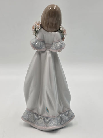 Lladró 7603 Spring Bouquet 1987 Limited Edition Collector's Society Piece w/Box