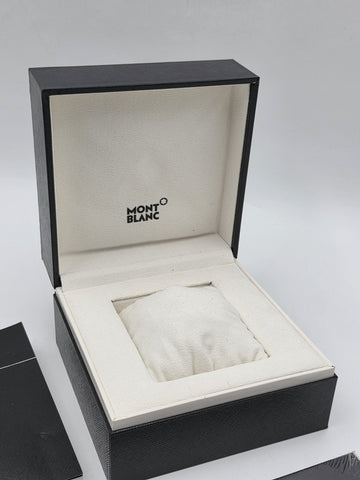 Genuine OEM Montblanc Watch Presentation Box Set w/ Warranty Card & Booklets