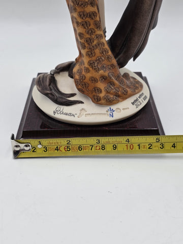Giuseppe Armani Lady With Parrot 616/C Hand Signed LE 262/5000 Box COA Italy