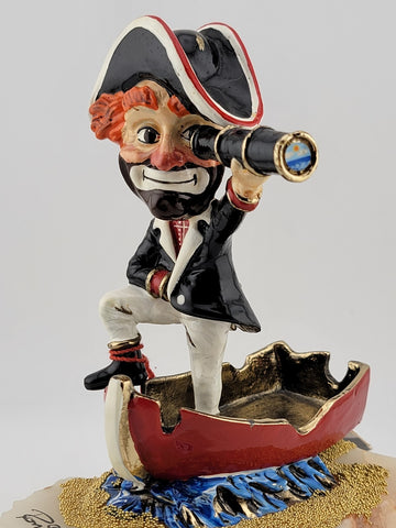 Ron Lee Red Skelton Collection "FREDDIE THE FREELOADER" Scupture Figure Art NOS
