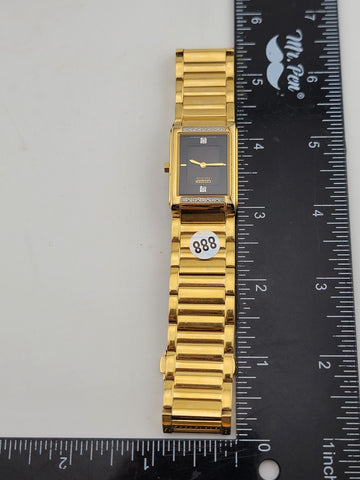 Vintage Citizen Women's EW9342-54E Eco-Drive Gold-Tone Diamond Watch #155. Works
