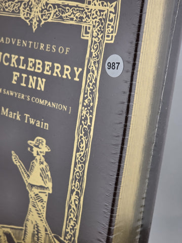Mark Twain - Adventures Of Huckleberry Finn - Hardbound Leather SEALED