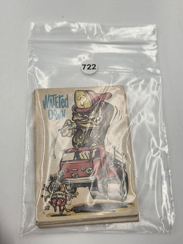 1970 Donruss Odd Rods Sticker Cards Lot of 12 Hot Rod Monster Rat Fink Style