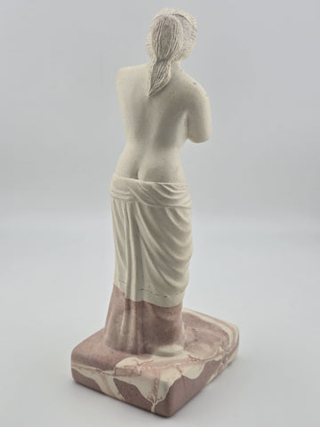 Vintage Venus de Milo Aphrodite Greek Goddess Chalkware Plaster Statue 8.5"