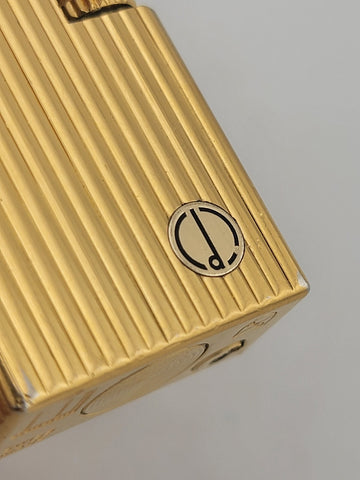 Vintage Dunhill Rollagas Gold Tone Made in Switzerland Very Clean. Untested.