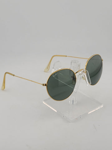 Rare 1980s 52/21mm VINTAGE B&L RAY BAN USA ROUND AVIATOR SUNGLASSES