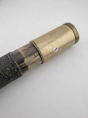 Original 1940 WW2 Maritime W Ottway &Co Ltd Ealing London single-draw telescope.