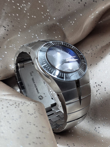 Sector 880 Swiss Made Quartz 34mm Sapphire 100M Steel Watch 2653881745 Box Works