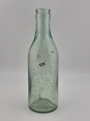Rare Antique C1907 Straight Side Coca-Cola Bottle Greensboro NC Aqua Glass