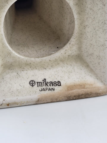 Vintage Mikasa Candlesticks Garden Club Day Dreams Blue Flowers Floral Japan