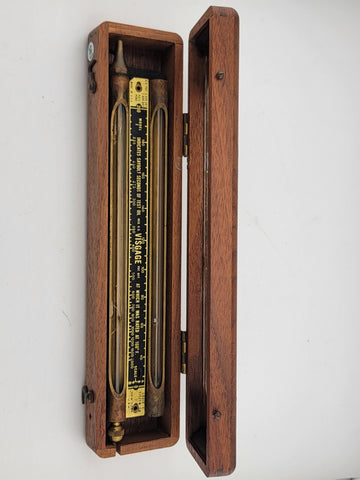 Rare Antique Louis Eitzen Visgage Oil Viscosity Comparator Instrument w/ Case