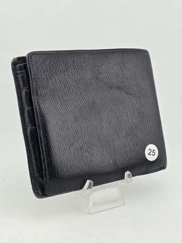 Vintage ST. DUPONT PARIS Soft Black Leather Bifold Wallet Rare 5” Long. 6 Slots