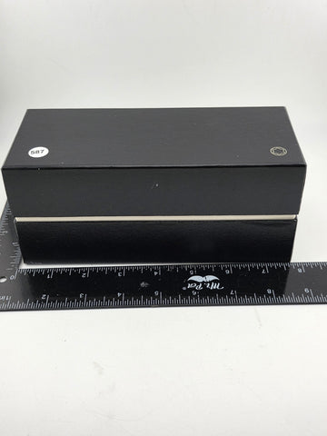 Lot Of Mont Blanc Vintage Inkwell & Ink Cartridge W Original Mont Blanc Box