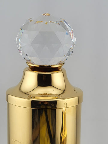 24 Karat Gold-Plated Brass Swarovski Crystal Slat & Pepper Valerio Alberello