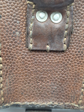 WWII German 1939 K98 Ammo Pouch Stb II./A.R.39 Artillery Regiment 39 Leather