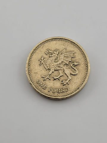 Rare 1995 One Pound “I’M GWLAD   PLEIDIOL WYF” Upside Down Error. Beautiful Coin