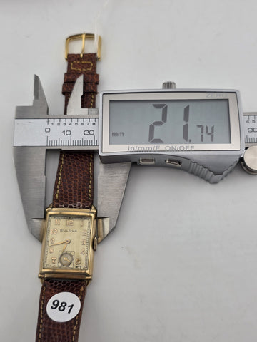 Private: Antique 1941 Bulova President 10k GF Wristwatch. Phil Collins Estate.