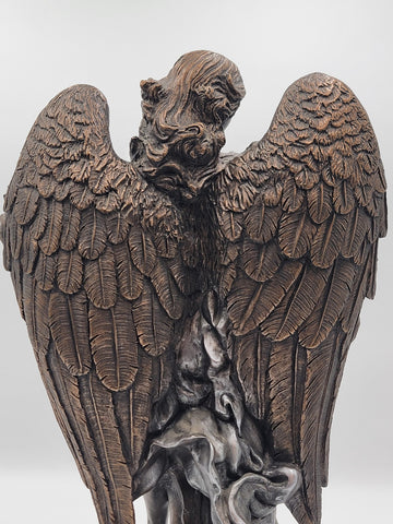 Rare Large Original 1994 Austin Sculpture Guardian Angel Figurine Statue. 19 In.