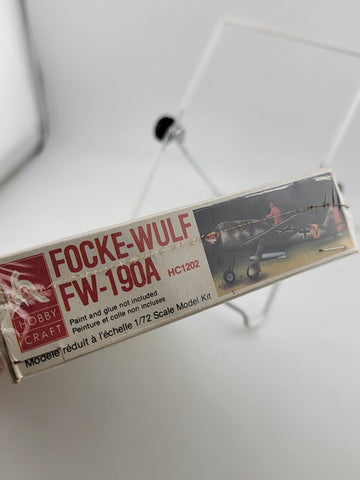 HOBBYCRAFT 1/72nd Scale FOCKE-WULF FW 190A Plastic Model Kit sealed bags